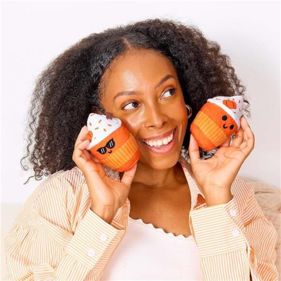 Emotional Support Lattes by Relatable, Fall Plushies Stuffed Animal Toy, - Picture 3 of 7